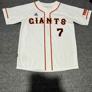 アディダス社製/読売ジャイアンツ/GIANTS レプリカユニホーム/応援グッズ/長野久義選手/７番【L】