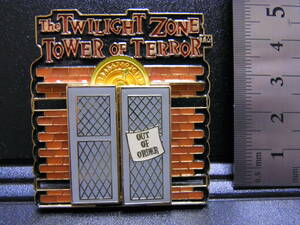 海外ディズニー 限定 5000個 The Twilight Zone Tower of Terror ピンバッジ cbs disney