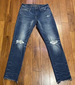 ■AMERICAN EAGLE OUTFITTERS■アメリカンイーグルのストレッチデニム(ジーンズ)■SLIM・W28