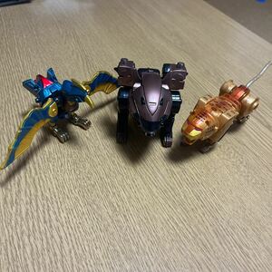 百獣戦隊　ガオレンジャー ガオレオン、ガオジャガー、ガオコンドル　セット