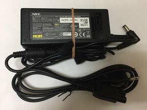 「中古美品」NEC純正ACアダプター PC-VP-WP123 ADP91シリーズ ADP-65JH E 19V3.42A