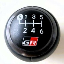 【限定品】新品 トヨタ GRカローラ レザーシフトノブ 本革 ブラック 6MT GRMN ヤリス GR86 TOYOTA YARIS COROLLA Shift Knob Black Leather_画像1