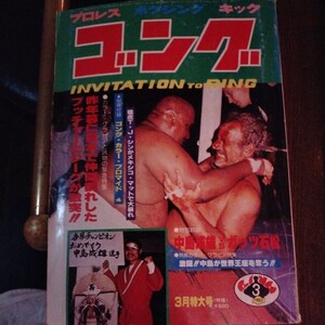 送料込み　1980年 3月号 プロレス　ボクシング　キックボクシング　ブッチャーvsシーク