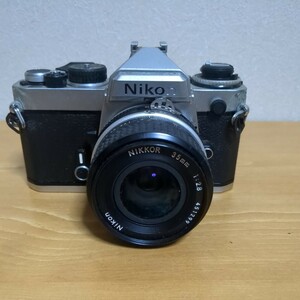 【ジャンク】Nikon FE 35mm f2.8 当時物 昭和レトロ ビンテージ アンティーク カメラ レンズ ニコン