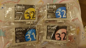 エプソン EPSON 純正インク ICY32 ICC32 ICLM32 ICC31 イエロー シアン ライトマゼンタ 箱無し