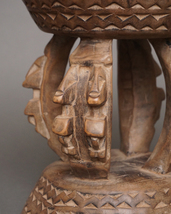 アフリカ　マリ　ドゴン族　木彫り　スツール　No.3　腰掛　椅子　民具_画像3
