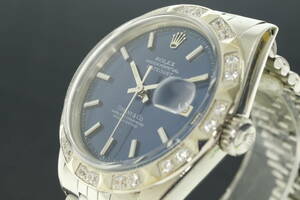 VMPD5-111-55 ROLEX ロレックス 腕時計 1601 デイトジャスト ティファニー Wネーム カスタム品 27番台 約89g メンズ シルバー ジャンク