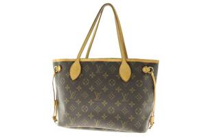 VMPD5-114-59 LOUIS VUITTON ルイヴィトン トートバッグ ネヴァーフル モノグラム ワンショルダーバッグ レディース ブラウン 中古