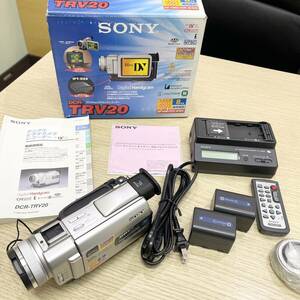 #10039ビデオカメラ SONY ソニー DCR-TRV20 -457 動作未確認現状品