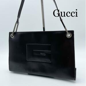 Gucci パテントレザー　ショルダーバッグ