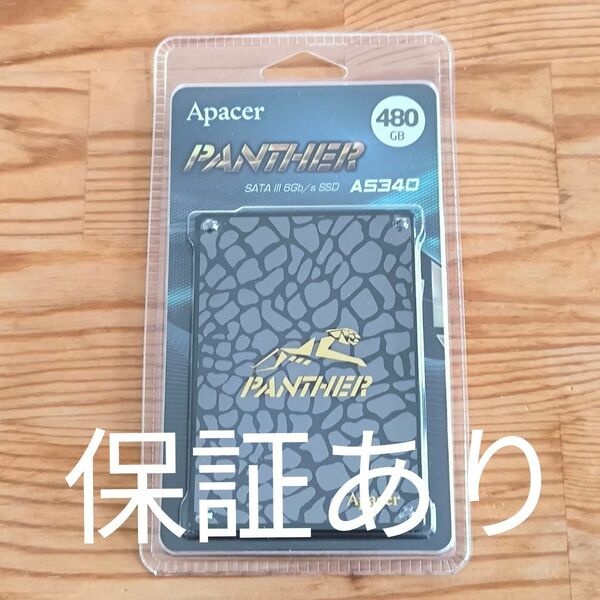  【新品／保証あり】Apacer SSD 2.5インチ AS340 480GB