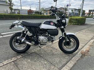 Falcon製 モンキー125用 New T-5レーシングマフラー カーボンサイレンサー