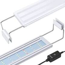 10W(30-50cm) FEDOURフルスペクトル水槽照明LEDライト：タイマー付き 30㎝40㎝60㎝の高輝度水槽ライト、伸_画像1