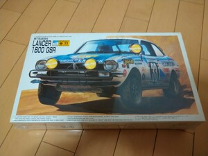 1/20 フジミ 三菱 ランサー1600GSR ’76年サファリラリー6位入賞車　ドライバー 篠塚健次郎氏