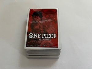 ★ワンピースカードゲーム　ONE PIECE　オフィシャル カードスリーブ　モンキー・D・ルフィ　５０枚　中古