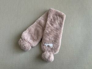 SHOO LA RUE Kids eko fur pompon muffler pink 