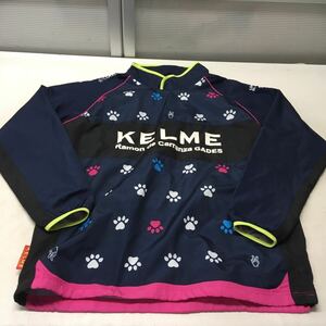 送料無料★KELME ケルメ★ピステ　ウィンドブレーカー　ナイロントレーナー★メンズXLサイズ★ネイビー★サッカー　フットサル #51218saw