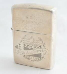 H★ZIPPO ジッポー 60th Anniversary GGB 3134/5000 1932-1992年 スターリングシルバー ライター 喫煙具★