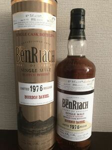 ベンリアック 1976 カスクNo.414 53.3% Benriach 36yo 1976 53.3% #414 Bourbon-Barrel