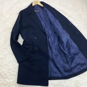 761【極美品希少】MACKINTOSH マッキントッシュ ダブルチェスターコート ヘリンボーン 裏地総柄 アウター メンズ 紳士 スコットランド製 