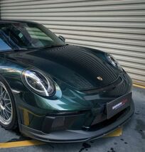 ★◆PORSCHE 991.2 後期GT3用 ブラックシリーズマットカーボンエアロキット/フロントスポイラー/ポルシェ/カーボンリップ/DARWINPRO_画像1