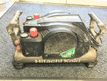 【ジャンク品】Hitachi koki 日立工機 高圧 エアコンプレッサ EC1445H2 さわモデル_画像2