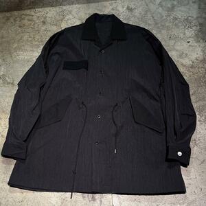 FUMITO GANRYU　フミトガンリュウ　M-51 NYLON SHIRT JACKET シャツジャケット　SIZE 2.FU-10-BL-03 【表参道t12】