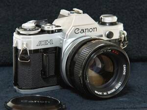 Canon AE-1 FD50mmF1.4S.S.C 標準レンズセット 【Working product ・動作確認済み】