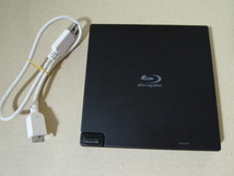 Pioneer パイオニア Ultra HD Blu-ray 再生対応 USB3.0 クラムシェル型ポータブルブルーレイドライブ ブラック BDR-XD07J-UHD_画像1