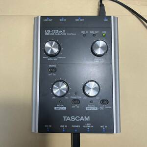 タスカム TASCAM US-122 MKII MK2 USB オーディオインターフェース MIDI オーディオインターフェイス / 音出し確認済み windows11 