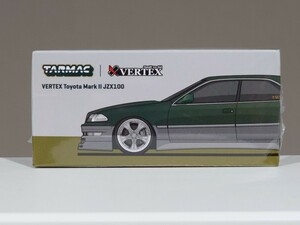 【新品未開封】Tarmac Works 1/64 VERTEX TOYOTA MARK Ⅱ JZX100 トヨタ マーク2 ターマックワークス GLOBAL64【ダークグリーン】