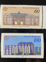 ドイツ切手★ サーンアンドタクシスパレス。郵便振替所。 フランクフルト 1990年 a4_画像1