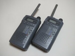 ♪KENWOOD ケンウッド 特定小電力トランシーバー DEMITOSS デミトス UBZ-L5 ペアセット♪中古ジャンク品