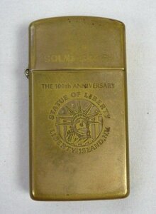 ☆☆Zippo ジッポ　ジッポ―ライター　スリムタイプ　SOLID BRASS　真ちゅう　1932-1990☆ジャンク品