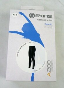 ☆☆SKINS スキンズ　A200　コンプレッション　ウィメンズ　ロングタイツ　Mサイズ　ブラック/ブルー　J61008001D☆未使用品