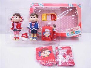 ◎ 不二家 ◎　ペコちゃん　ポコちゃん　PEKO＆POKO　おきがえセット　ミニトート/ミニタオル◎保管品