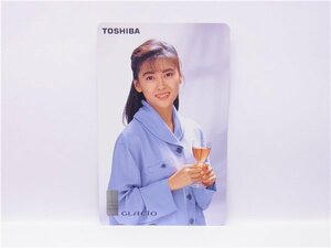 ◎ テレホンカード ◎　TOSHIBA　中山美穂　GLACIO　グラシオ　東芝　テレカ　50度数　◎未使用