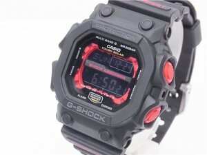 ◎ G-SHOCK ◎　カシオ　GXW-56-1AJF　タフソーラー　電波ソーラー　デジタル　ブラック×レッド　稼働品　◎USED