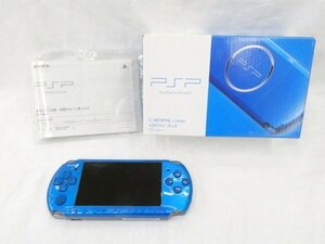 ◆◆SONY◆プレイステーションポータブル PSP-3000 BLUE◆簡易チェック品 Ｍ3830