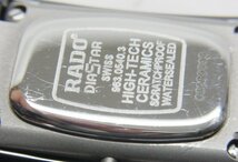 ■ RADO/ラドー ■ ダイアスター　レディース 腕時計 963.0540.3 クォーツ 2針 　黒 ■ 美品_画像4