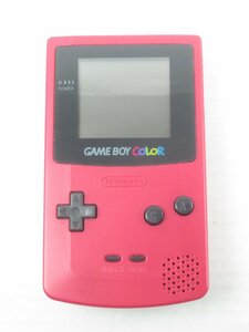 ♪Nintendo GAMA BOY COLOR ニンテンドー ゲームボーイカラー レッド CGB-001 本体のみ♪動作OK 中古品