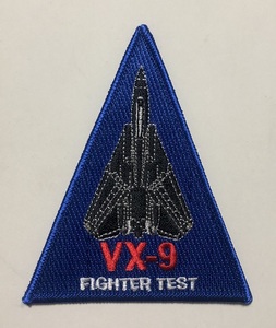米海軍 VX-9 "VAMPIRES" 航空機パッチ(三角形・F-14)