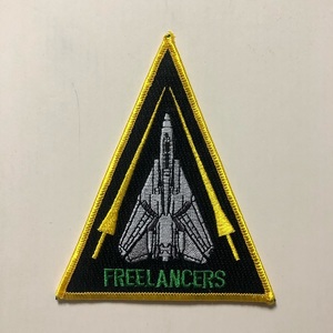 米海軍 VF-21 "FREELANCERS" 航空機パッチ(三角形・F-14)
