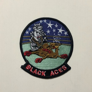 米海軍 VF-41 "BLACK ACES" リビア軍機撃墜記念パッチ