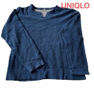 UNIQLO ポリエステル綿 長袖トレーナー