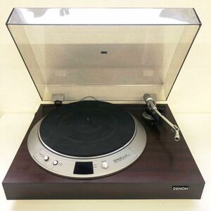 【E-3】 DENON DP-1100 ターンテーブル レコードプレーヤー デノン 中古 音出し確認済み 再生OK SPEEDやや不安定 使用感あり 1227-207