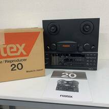 【M3】 Fostex Model 20 オープンリールデッキ 元箱付き フォステックス フォステクス テープ付き 893-1_画像1