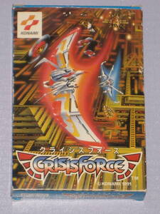 ** FCklaisis force box opinion * post card * leaflet attaching CRISIS FORCE KONAMI **