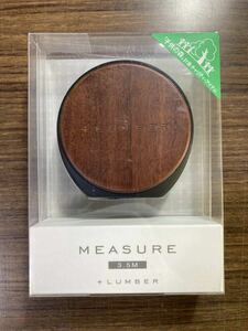 【新品未使用】Hacoa ハコア +LUMBER ランバー MEASURE 3.5M 木製メジャー Walnut ウォールナット