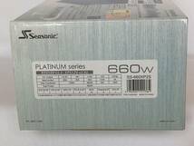 【未使用・未開封品】SEASONIC ATX電源 80PLUS PLATINUM SS-660XP2S 660W_画像6